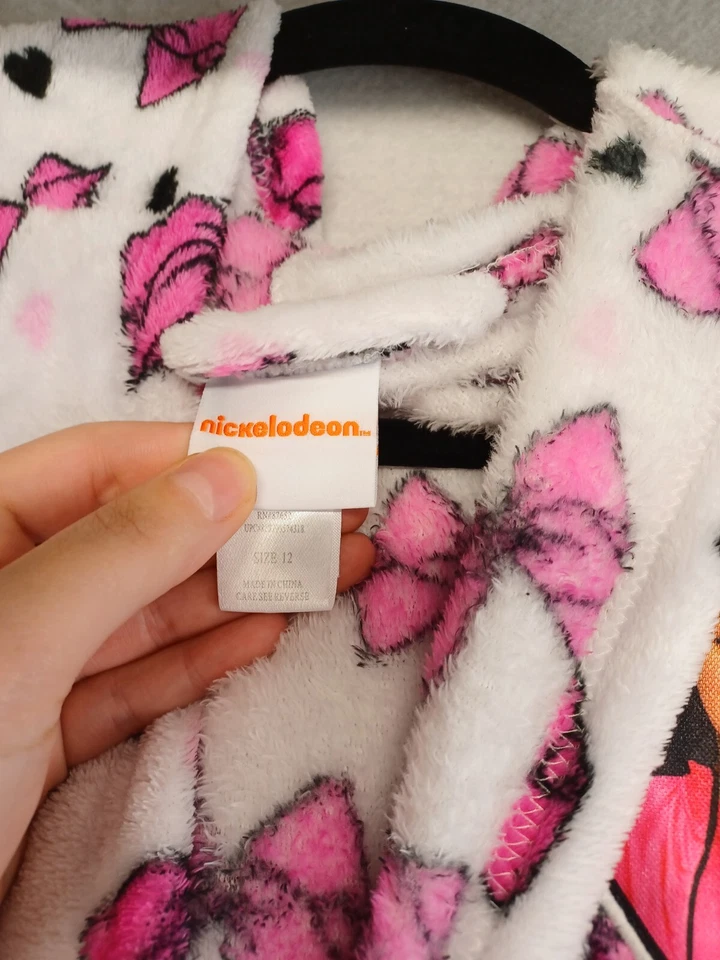 Nickelodeon Cuerda de Baño Niñas 12 JoJo Siwa Sudadera con Capucha Baile Arco Acogedor Manga Larga Foto 3 de 4