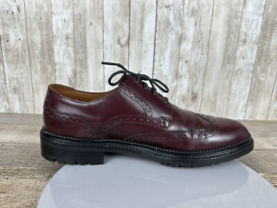 Aquatalio Oxford Derby in oxblood color.  Size 45. Pointed toe Oxblood Lace Up Italian Oxford Dress Shoes for Men main image 4