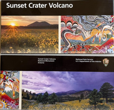 Newest SUNSET CRATER VOLCANO   NATIONAL PARK SERVICE UNIGRID BROCHURE  GPO 2024
