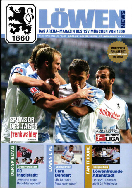 II Bl 2008/2009 1860 München - FC Ingolstadt 28.09.2008 Lars Bender