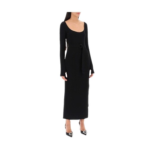 chinese dress ladies Norma Kamali Tara Shirred Front Fishtail Gown main image 1