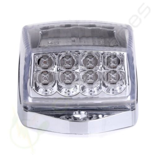 9x Clear / Amber Cab Marker Top Roof Clearance Light 17LED for Freightliner - Picture 3 of 9