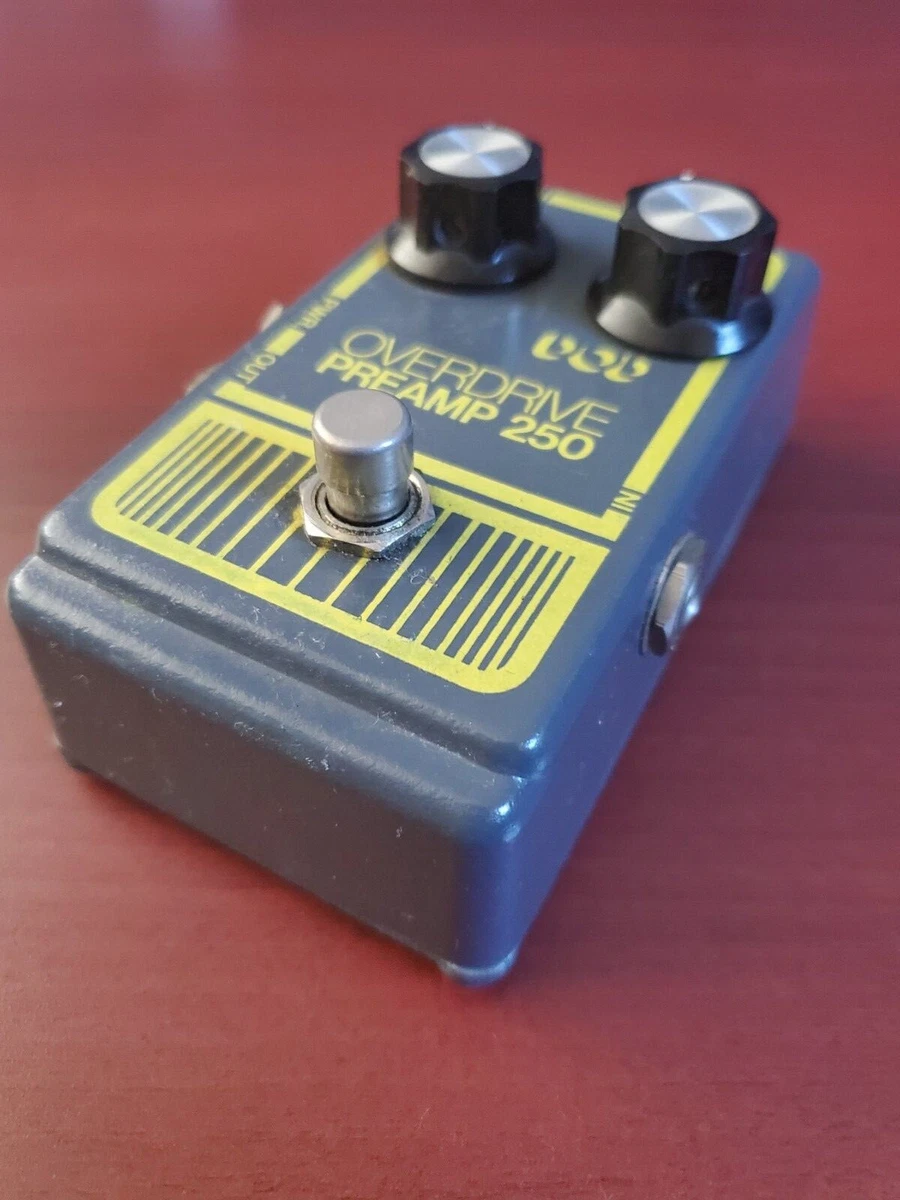 DOD Digitech 250 Overdrive Preamp Original Gray Rare Vintage Guitar Effect Pedal