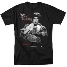 BRUCE LEE THE DRAGON Licensed Adult Men's Graphic Tee Shirt SM-6XL