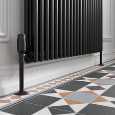 130mm Black Radiator Pipe Covers & Collars Rad Pipes Trim & Shrouds Radiators