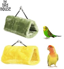 HAPPYPET SMALL COZZZY HUT BIRD CAGE NEST BED BUDGIE LOVEBIRD SMALL PARROT TOY
