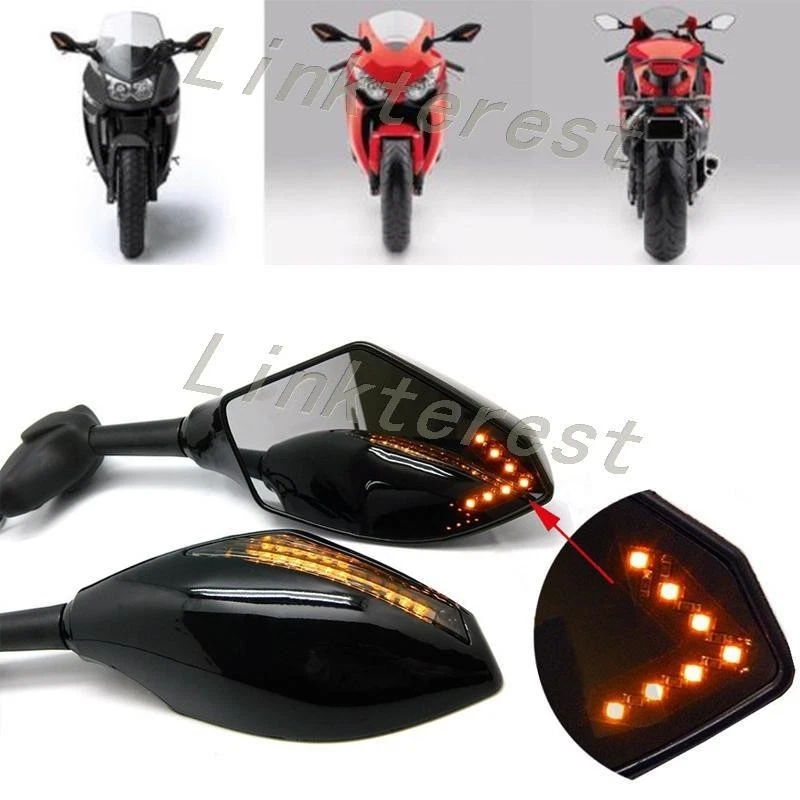 ESPEJOS INTERMITENTES LED MOTO DUCATI 748 848 EVO 1098 SUZUKI GSXR 01-03 Foto 2 de 4
