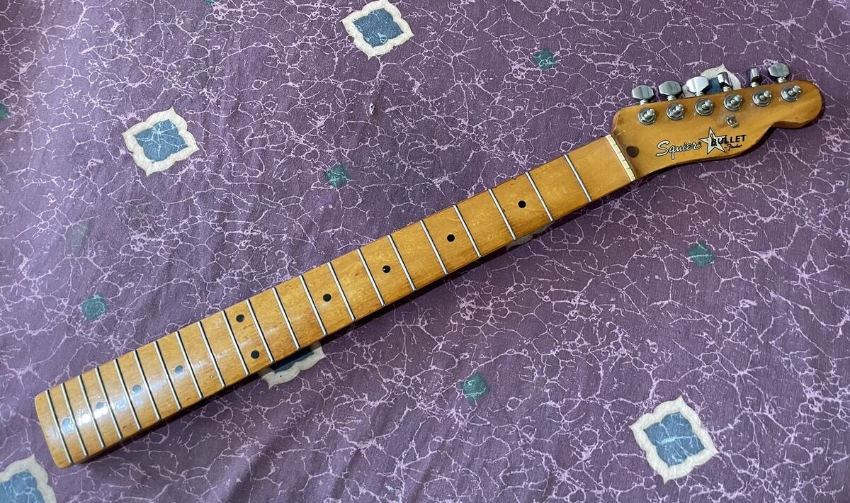 Vintage 1984 Squier Fender Japan Bullet 1 Loaded Neck E5 S/N Vintage 1984 Squier Fender Japan Bullet 1 Loaded Neck E5 S/N