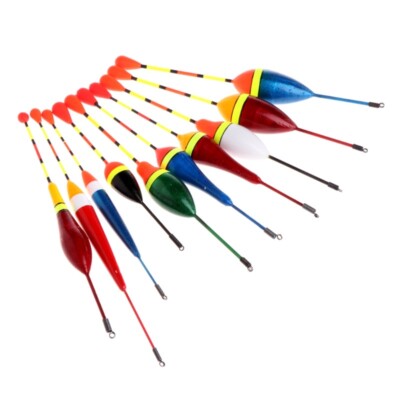 10 Stück Allround Angel Posen 0,6 - 4,5g Angelpose Set Laufpose Schwimmer Float