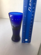 Blue NEW YORK Shot Glass Approx 4" Height SGB