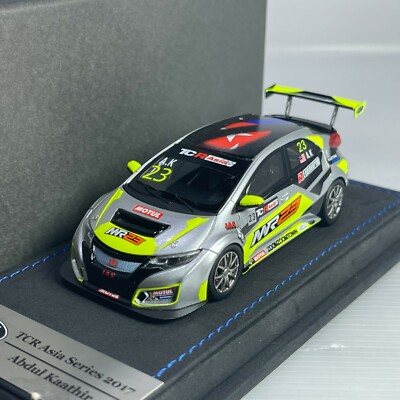 1/43 ホンダ　シビック　TRC RACE CAR ミニカー　FK2 タイプR 1/43 Peako TRC Honda Civic FK2 Race Car TCR WTCC Chrome Green | eBay