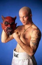 Angel Manfredy Poses For A Potrait BOXER BOXING OLD PHOTO 3