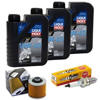 ÖL 3L Inspektion FüR Yamaha XT 600 E XT600 K XT 1990-2003 Set ÖLfilter ZüNdkerze