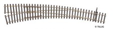 TILLIG 85374 HO Scale Left Manual Curved Switch 29° - Radius 543