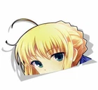 Fate Stay Night - Saber - Peeker - Big Head - Anime Vinyl Transfer Stickers 001