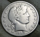 1902 Barber Half Dollar