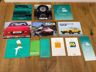 12x Porsche 924 Prospekt Preisliste Farben Ausstattung 70er 80er