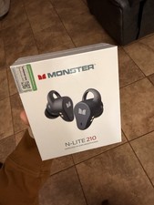 Monster N-Lite 210 Wireless Earbuds Bluetooth 5.4 Stereo Headphones Waterproof