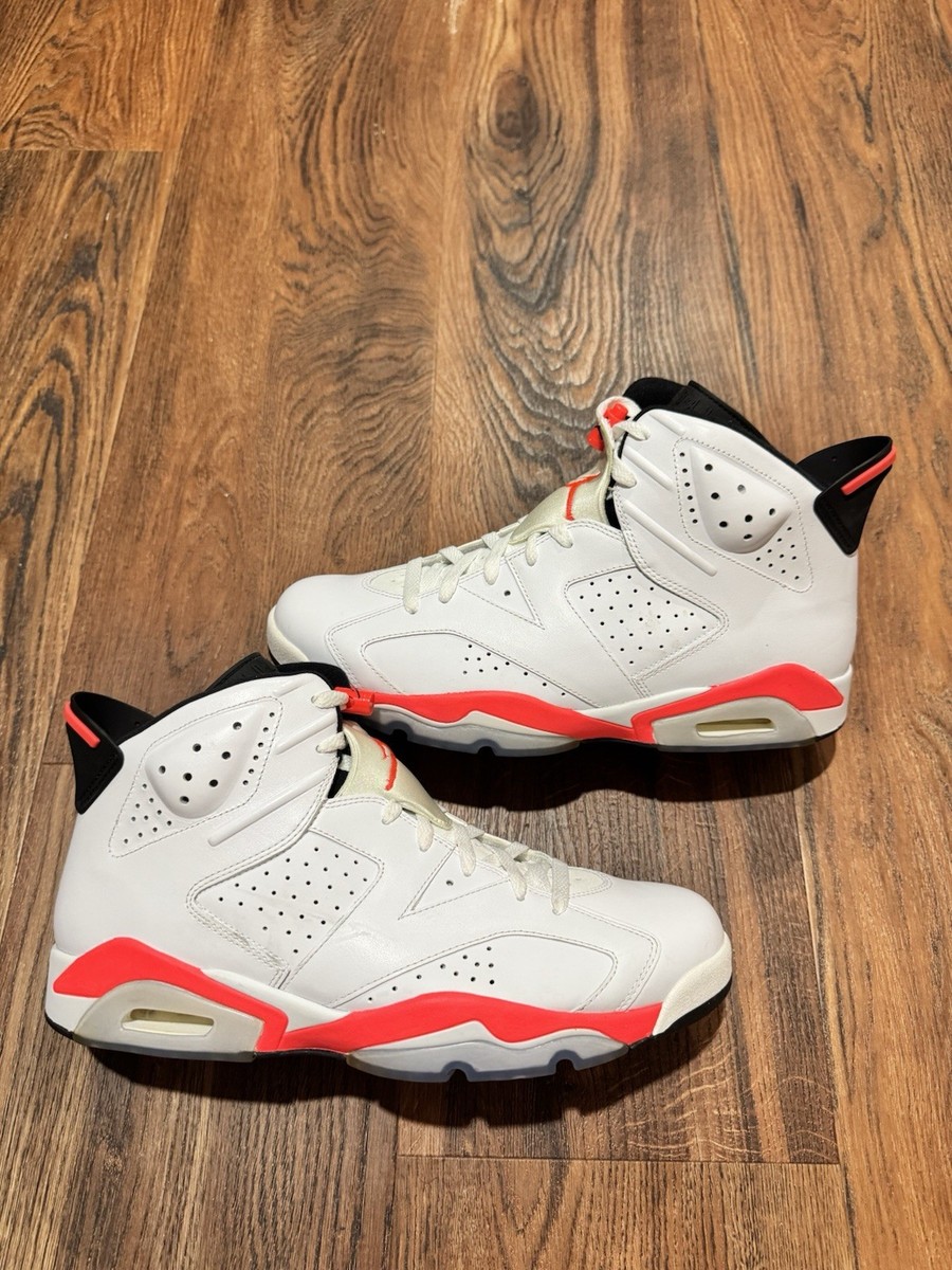 Size 13 - Air Jordan 6 Retro 2014 White Infrared 91205786752  display picture 1