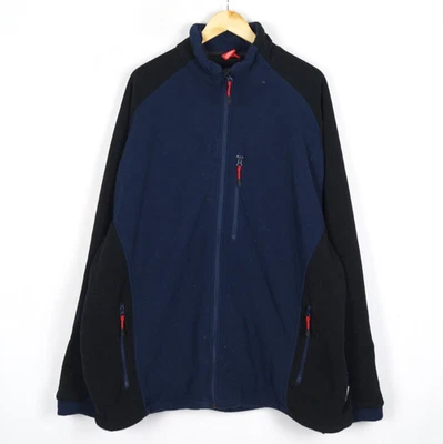 Pull polaire homme Engelbert Strauss taille 5XL Full Zip bleu - Photo 1/4