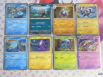 Pokémon Scarlet & Violet Cosmos Holo 8 Card Black Star Promo Lot NM