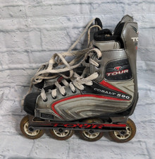 Tour Select Cobalt 590 Inline Hockey Skates Size 9 Tour Labeda Gyro Wheels