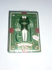 Elf Movie Premium Playing Cards, Poker Size Standard Index by Theory11 New