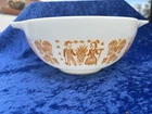 Pyrex Icon-Rare 1965  Pumpkin Butterprint /Amish Cinderella Bowl 443 Excel.Cond.