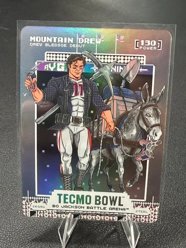 2026 Bo Jackson Tecmo Bowl Mountain Drew (Drew Bledsoe) #SB591 Steel Scoreboard