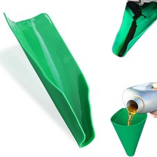 Reused Flexible Foldable Oil Funnel, Multi-Purpose Form a Funnels for Automotive