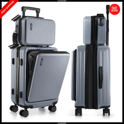 Carry On Luggage Suitcase TSA Airline Approved Suitcase Carry-on 22x14x9 FREE SH