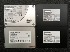 Lot of 4 960GB 2.5" SATA SSD  Mixed Brands