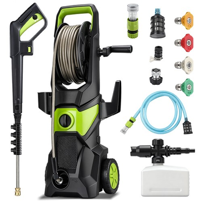 #ad Electric High Pressure Washer 5000PSI 3.2GPM w 4 Nozzles for Home Cars Fences $99.99