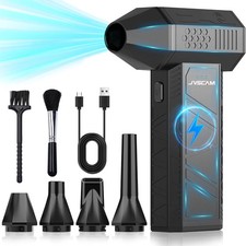 130000RPM Compressed Air Duster Rechargeable 3 Speed Electric Blower For PC Car
