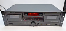 Tascam 202 mk3 Dual Well Cassette Deck Works. No Remote. Tested. Works