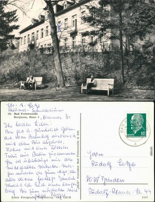 Ansichtskarte Bad Freienwalde Berghaus g1967