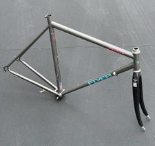 American Flyer T-2 Titanium Vintage Road Bike Frame Set 700c Chris King No Logo