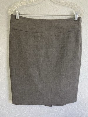 The Limited Collection Size 6 Grey Pencil Skirt Career Knee Length E28