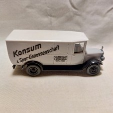 mes-96557	Roskopf Serie Nostalgie 1:87 Mercedes Kastenwagen Konsum