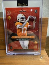 ? Wild Card Chris Brazzell II Black Tie Edition 1/3 Football Card ? Rookie. rookie card picture