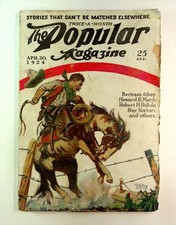 Popular Magazine Pulp Apr 20 1924 Vol. 72 1 Vg- 3.5 Low Grade