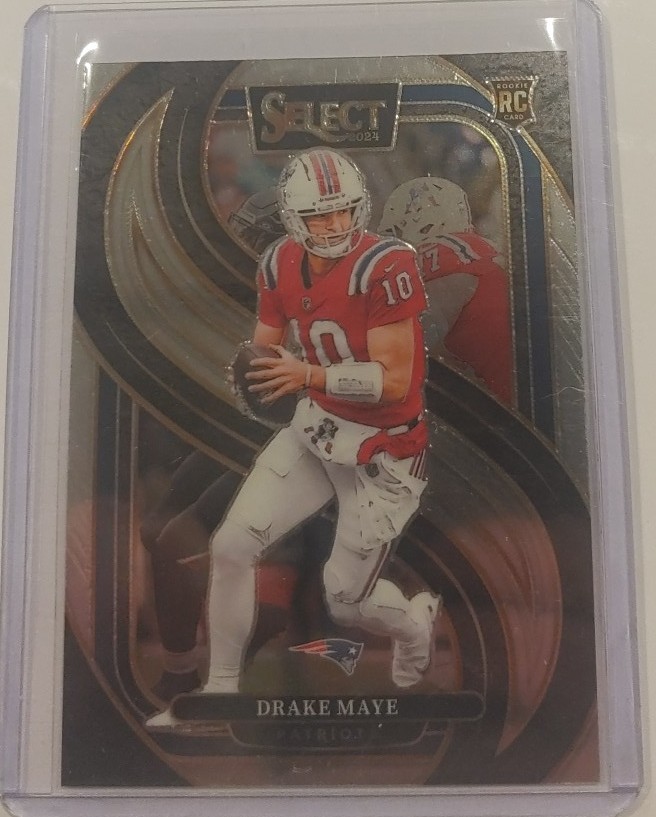 2024 Panini Select Drake Maye Premier Level Base Rookie