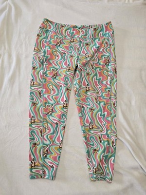 Disney Parks Chip N Dale Leggings Workout Phone Tech Pocket Size XL