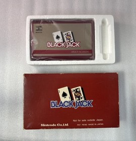 Brand New Nintendo Game & Watch Black Jack BJ-60 Multi Screen Vintage Japan CIB