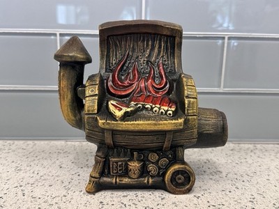 Burnt Ends Tiki Bar Dr. BBQ Barrel Smoker 1st Ed. Tiki Mug 77/100 - Eekum Bookum