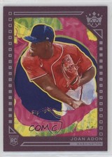 2022 Panini Diamond Kings Rookies II Plum Frame Joan Adon #141 5cb