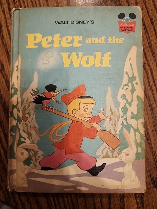 Walt Disney's Peter and the Wolf Hardcover Walt Disney Production SEE descriptor
