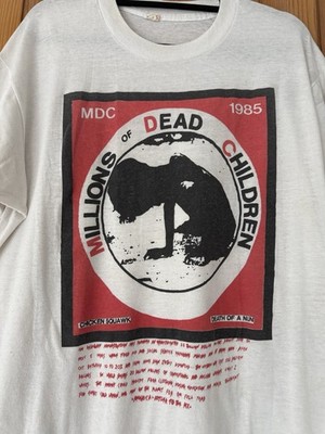 MDC Millions Of Dead Children Cops Vtg 1985 Single Stitch Punk
