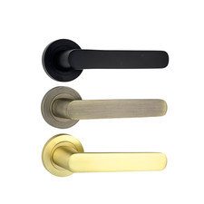 AXS Harlem Door Handles on Rose Pair – Modern Internal Lever Handle