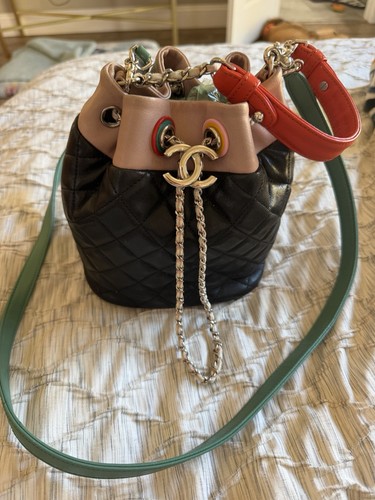 Chanel Cuba bucket bag limited ed classic cc quilted flap Paris-Cuba Gabrielle